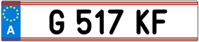 Truck License Plate